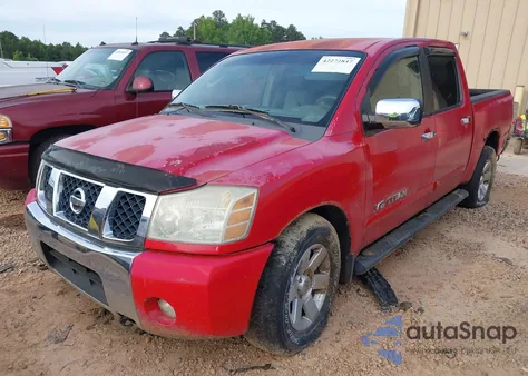 2005 Nissan Titan Le из США, поврежденный, VIN 1N6BA07B25N569257